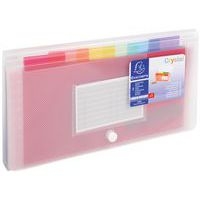 Lot de 5 Trieur midi 7 compartiments en polypropylène Crystal - 14x26cm - Image 2