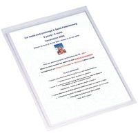 Lot de 5 Pochettes adhésives PVC lisse 14/100e - A4 - Image 2