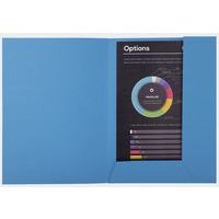 Lot de 5 paquets de 50 chemisess 2 rabats ROCK''S 210 - 24x32cm bleu - Image 2