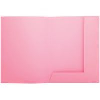 Lot de 5 paquets de 50 chemisess 2 rabats SUPER 210 - 24x32cm - rose - Image 2