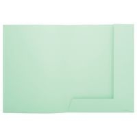 Lot de 5 paquets de 50 chemisess 2 rabats SUPER 210 - 24x32cm - vert - Image 2
