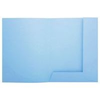 Lot de 5 paquets de 50 chemisess 2 rabats SUPER 210 - 24x32cm - bleu - Image 3