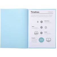 Lot de 10 paquets de 100 sous-chemisess SUPER 60 - 22x31cm bleu - Image 2