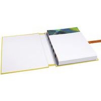 Lot de 10 chemises dos extensible avec rabat papier - 24x32cm jaune - Image 2