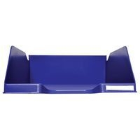 Lot de 4 Corbeille à courrier COMBO MAXI 2 encoches bleu nuit - Image 2