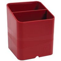 Lot de 10 Pot à crayons PEN-CUBE Iderama rouge carmin - Image 2