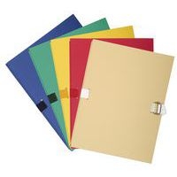 Lot de 25 chem. dos extens. pap. toilé 24x32cm filmée par 5 col assort - Image 3