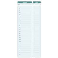 Lot de 5 Carnet spiralé 29,7x14cm - à faire ce jour - 125 feuilles - Image 3