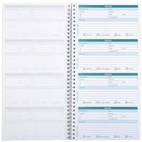 Lot de 5 Carnet spiralé- Messages téléphones - 50 feuilles dupli autocopiantes - Image 3