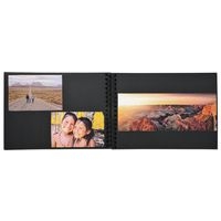 Album photos à spirales 50 pges noires passion 32x22cm rouge - Image 2