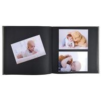 Lot de 2 albums photos livre 60 pages blanches 29x32cm ZÉPHIRE Gris - Image 3