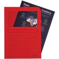 Lot de 4 paquets de 100 chemisess à fenêtre FOREVER - 22x31 cm - Rouge - Image 4