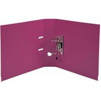 Lot de 10 Classeur à levier Prem'Touch - Dos 80mm - A4 maxi Fuchsia - Image 2