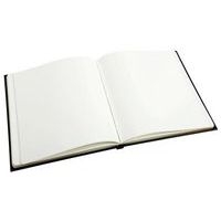 Lot de 2 livres d'or + titre 100 pages blanches 27x22cm vertical noir - Image 4