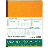 Lot de 5 Piqûre 32x25 Journal de caisse ou banque 80 pages - Image 2