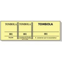 Lot de 100 Bloc tombola 100 feuillets numérotés de 3 volets - Image 2