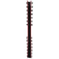 Album photos à spirales 50 pges noires passion 32x22cm rouge - Image 3