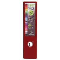 Lot de 10 Classeur à levier Prem'Touch - Dos 80mm - A4 Bordeaux - Image 3