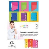 Lot de 10 Classeur A4 4 anneaux 30mm Iderama - Jaune - Image 3