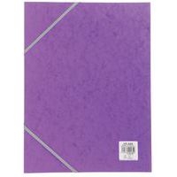 Lot de 25 Bte de class. Cartobox Dos 25mm cte lustrée A4 mauve - Image 4