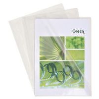 Etui carton de 100 poch. coin pvc lisse hr 13/100e A4 - Image 3