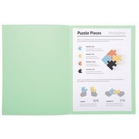 Lot de 5 paquets 100 chemisess SUPER 210 - 24x32cm - vert clair - Image 3