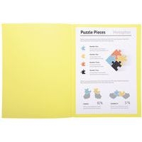 Lot de 5 paquets 100 chemisess SUPER 210 - 24x32cm - canari - Image 2