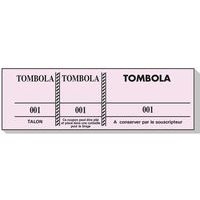Lot de 100 Bloc tombola 100 feuillets numérotés de 3 volets - Image 3