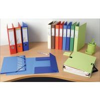 Lot de 10 Classeur rembordé papier Dos 80mm Forever - A4 maxi - Bleu - Image 5