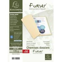 Lot de 10 paquets de 50 chemisess Forever 170 100% recyclé 24x32cm jaune - Image 5
