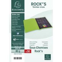Lot de 10 Sous-chemises ROCK''S 80 - 22x31cm - Image 5