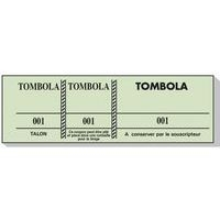 Lot de 100 Bloc tombola 100 feuillets numérotés de 3 volets - Image 4