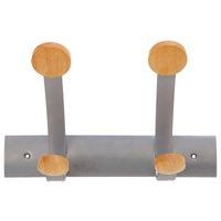 Double patère murale accroche Bois Alba - Image principale