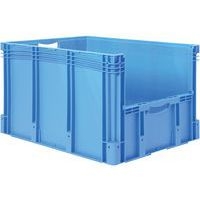 Bac 174L 1/2 Porte Fond+Parois Pleins Bleu 800X600X420mm - Image principale