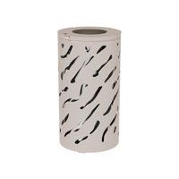 Poubelle Venise 80 L avec seau - galva gris 7044 - Image principale