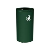 Poubelle Olbia 80 L avec seau - galva vert 6005 - Image principale