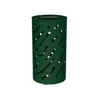 Poubelle Venise 80 L sans seau - galva vert 6005 - Image principale