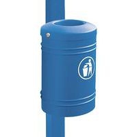 Poubelle Esterel 40 L à fixer sur poteau 8 x 8 cm - Procity - Image 2