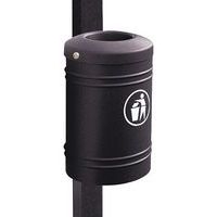 Poubelle Esterel 40 L à fixer sur poteau 8 x 8 cm - Procity - Image principale