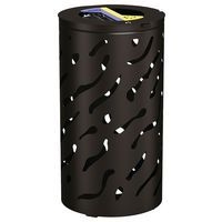 Poubelle Venise ronde Tri sélectif 2 x 60 L - galva - Procity - Image 4