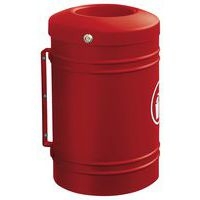 Poubelle Esterel murale 40 L - rouge foncé 3004 - Image principale