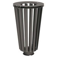 Poubelle Lofoten 80 L acier galva gris Procity - Image principale