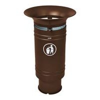 Poubelle Cévennes 60 L avec seau - marron 8017 - Image principale