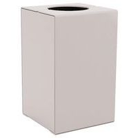 Poubelle Kub 120 L acier - gris 7044 - Image principale