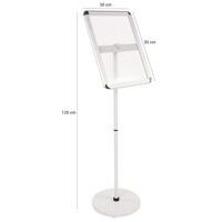 Support d'information pivotant en acier format a3 - Image 4