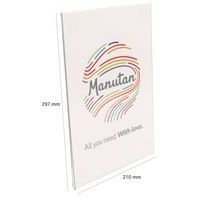 Pochette d'affichage transparente semi-rigide A4 ou A3 - Manutan Expert - Image 10