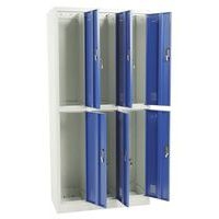 Vestiaire 6 casiers bleu, à monter - Image 2
