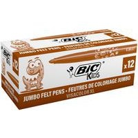 Feutre grosse pointe Visacolor Bic (Boîte de 12) - brun rouge - Image principale