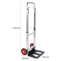 Diable alu - Roues caoutchouc - Capacité 90 kg - Image 10