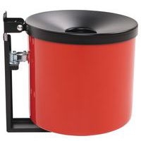 Cendrier mural Manutan - 1.5L - Rouge - Image 2